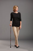 Load image into Gallery viewer, Folding Walking Stick Cane, Bubbles