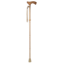 Load image into Gallery viewer, Folding Walking Stick Cane, Engraved Pearl Gold