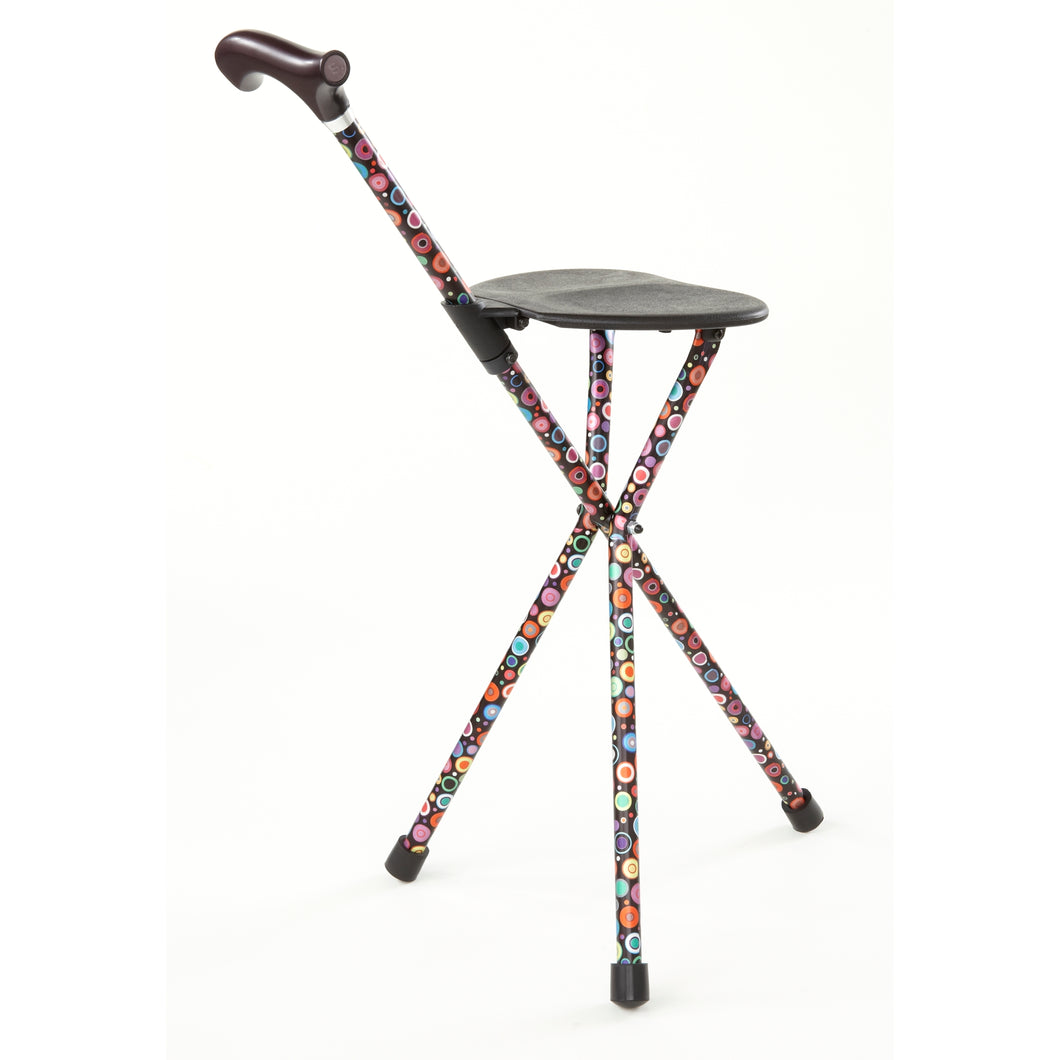 Elderly Folding Walking Stick Chair For Elderly Aluminum Walker Seat Walking Stick With Old People 2 In 1 Walking/Seat - Stick