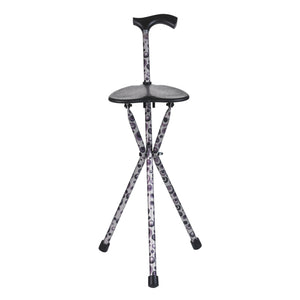 Folding Walking Cane with Seat, Storm open 